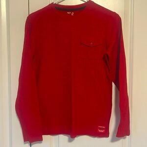 Gap boys red long sleeve tee shirt XL 12